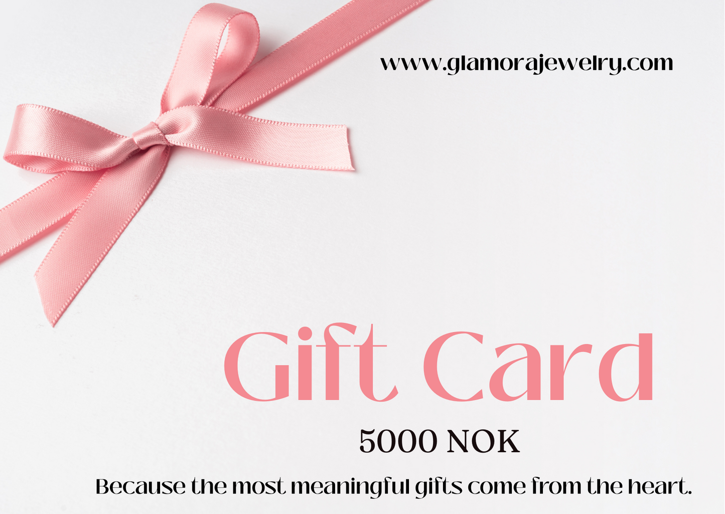 Glamora Jewelry gift card