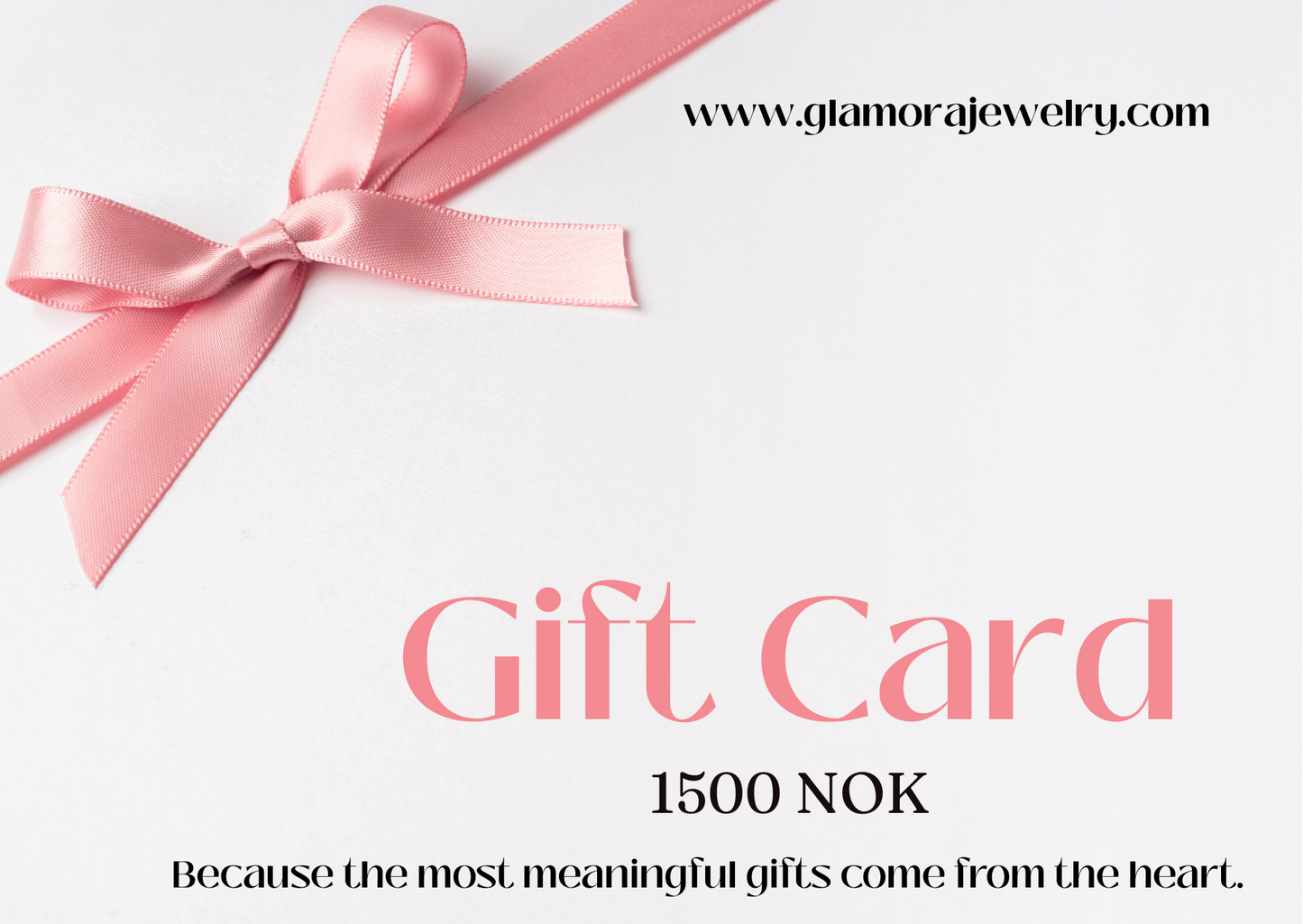 Glamora Jewelry gift card