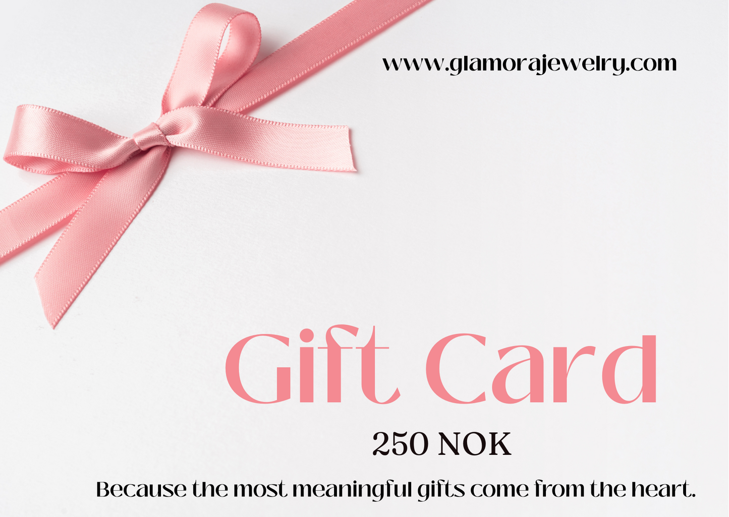 Glamora Jewelry gift card
