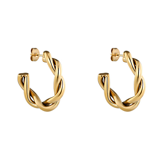 Aurelia Twisted Hoops