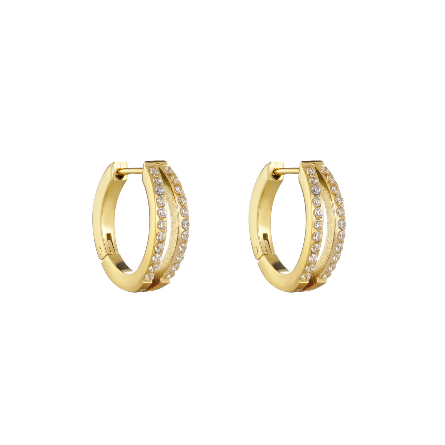 Small Liora Twin Hoops