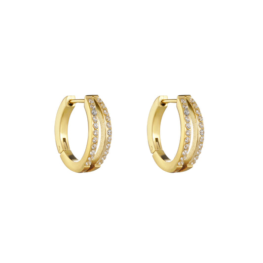 Small Liora Twin Hoops