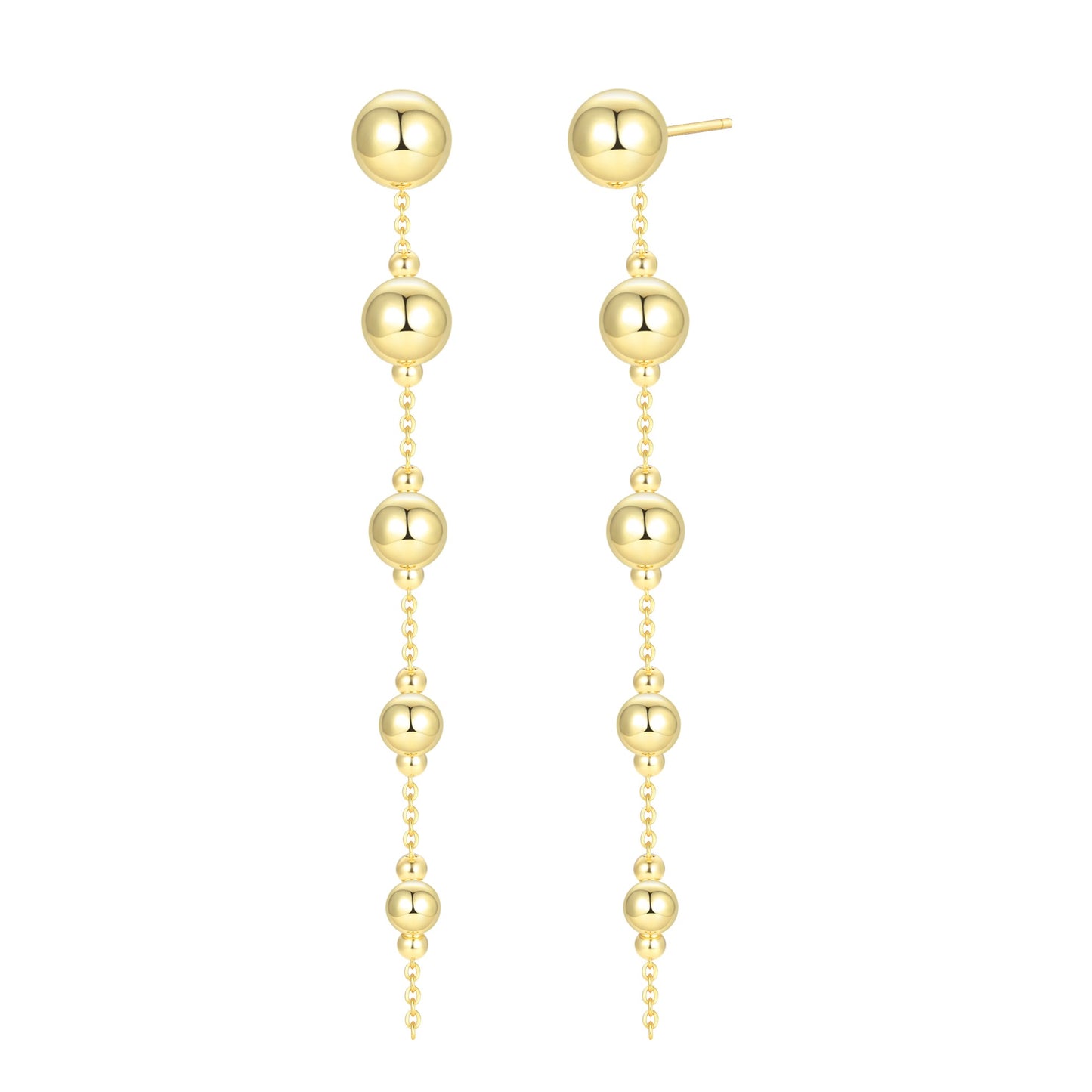 Paulina Golden Motion Earrings