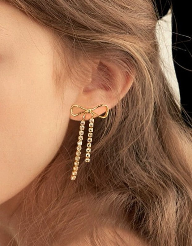 Noelle Bow Earrings