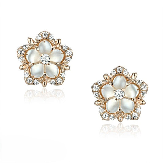 Vedika Rose Earrings