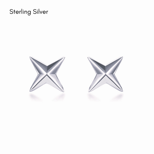 Stella Studs Silver
