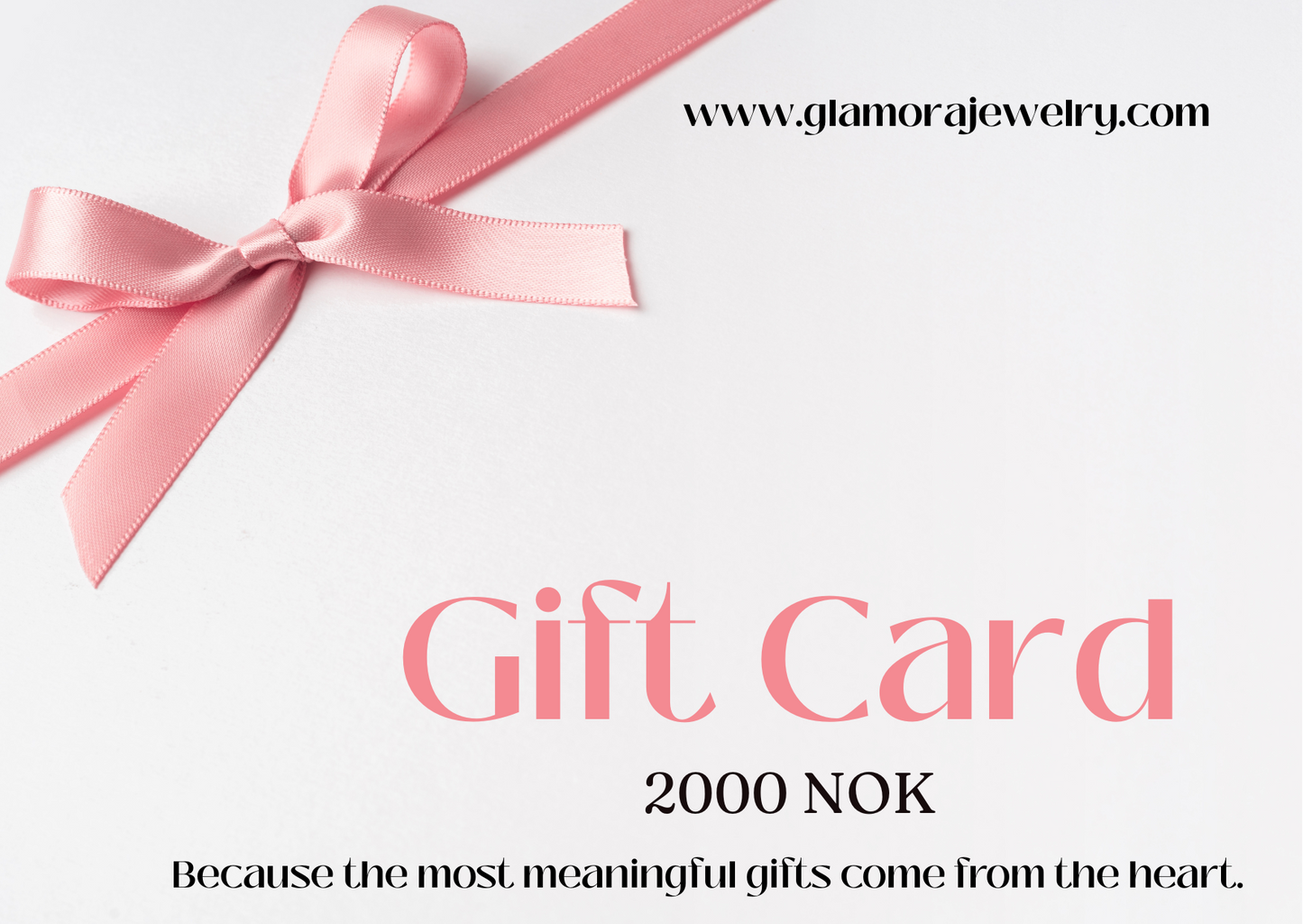 Glamora Jewelry gift card