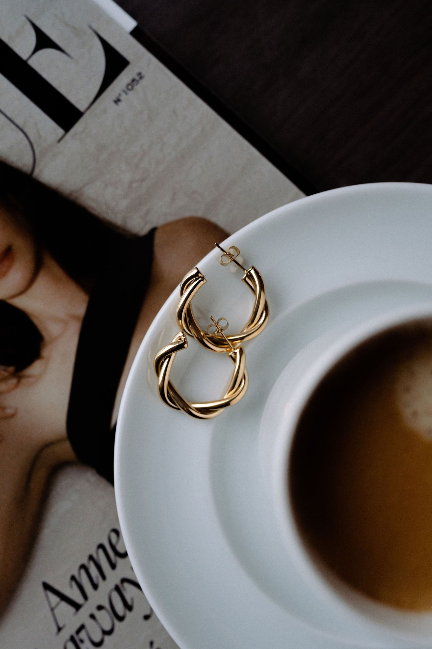 Aurelia Twisted Hoops